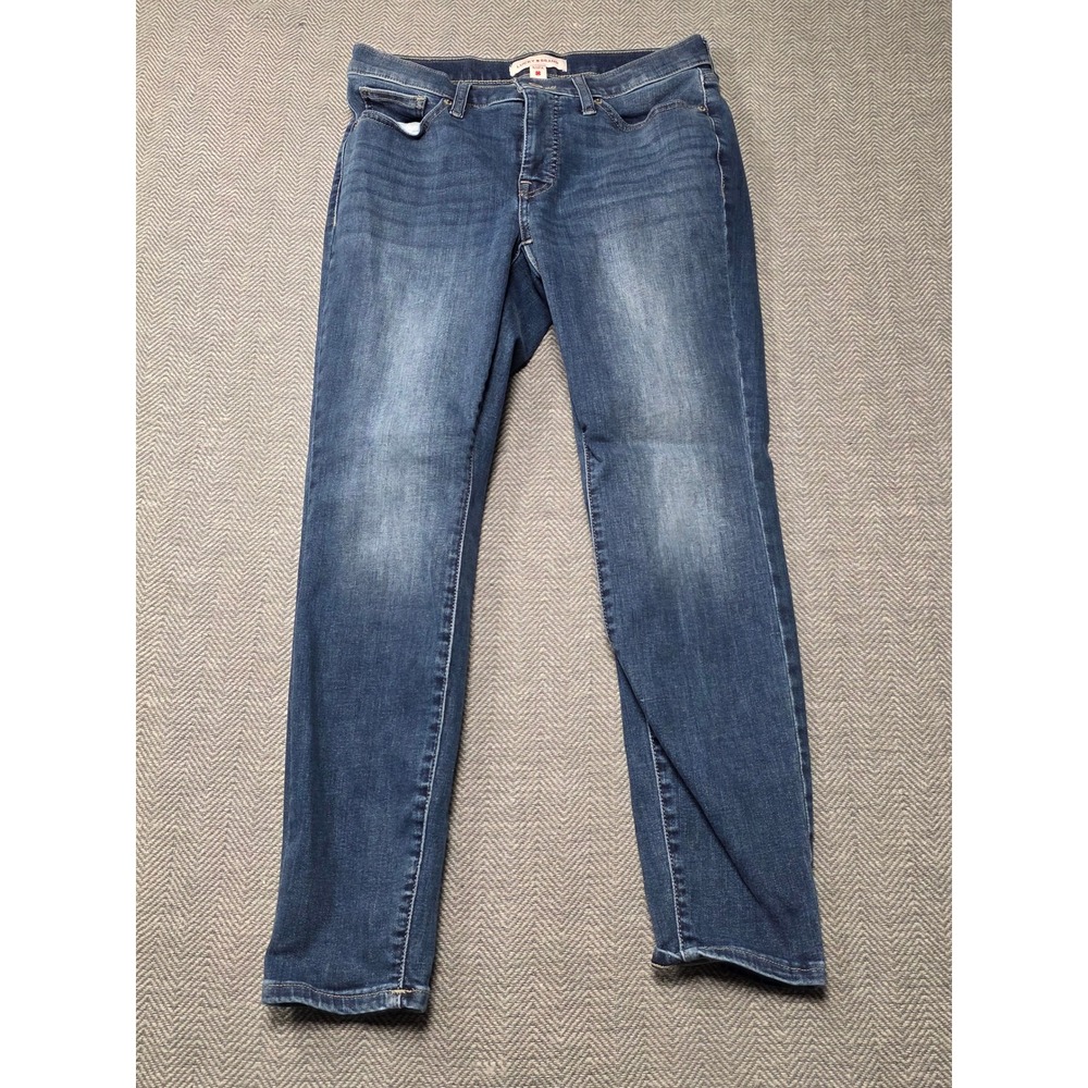 Lucky Brand Ava Mid Rise Skinny Jeans Blue Wash Size 4 27